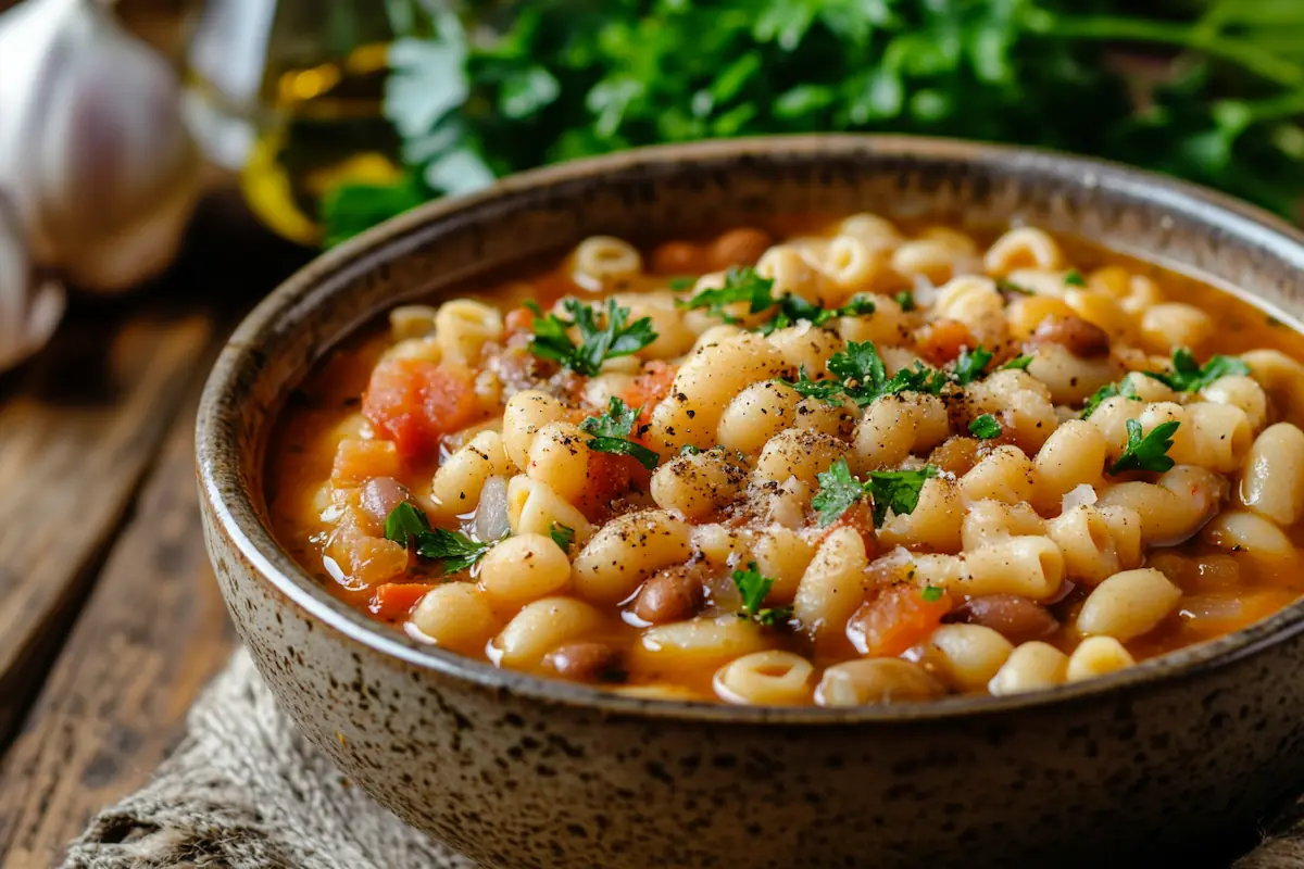 Authentic Pasta e Fagioli (19g Protein)