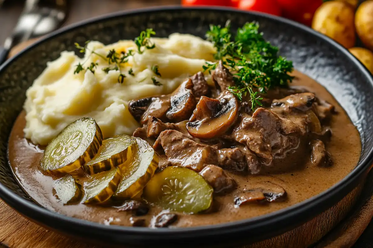 Classic Beef Stroganoff (Finnish Style)