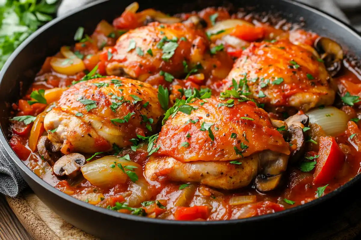 Classic Chicken Cacciatore (45g Protein)