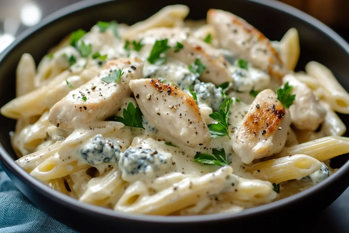 Creamy Blue Cheese Chicken Pasta