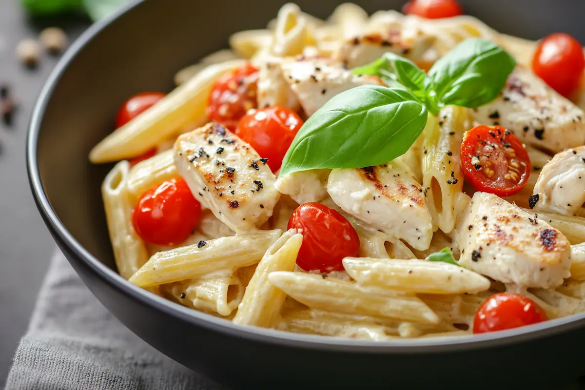 Creamy Feta Chicken Pasta (Quick 30-Minute Dinner)