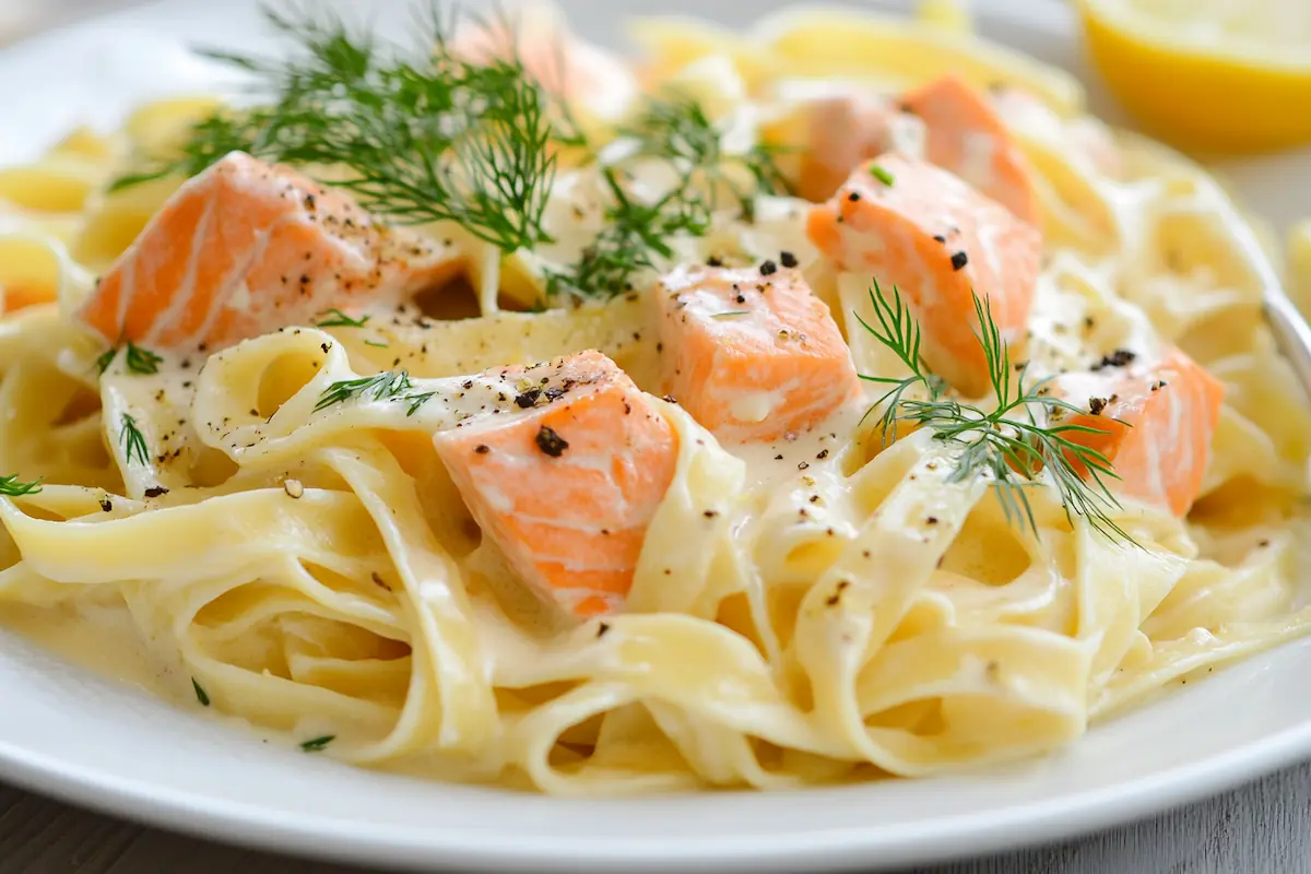 Creamy Nordic Salmon Pasta (20-Minute Meal)