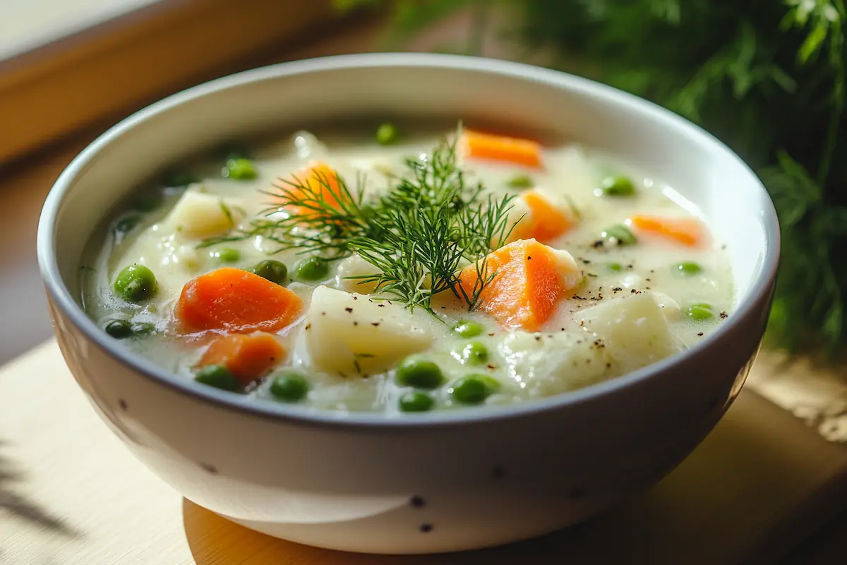 Creamy Nordic Summer Soup (Kesäkeitto)