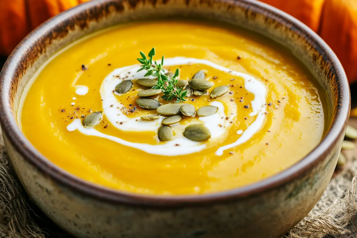Creamy Roasted Pumpkin Soup