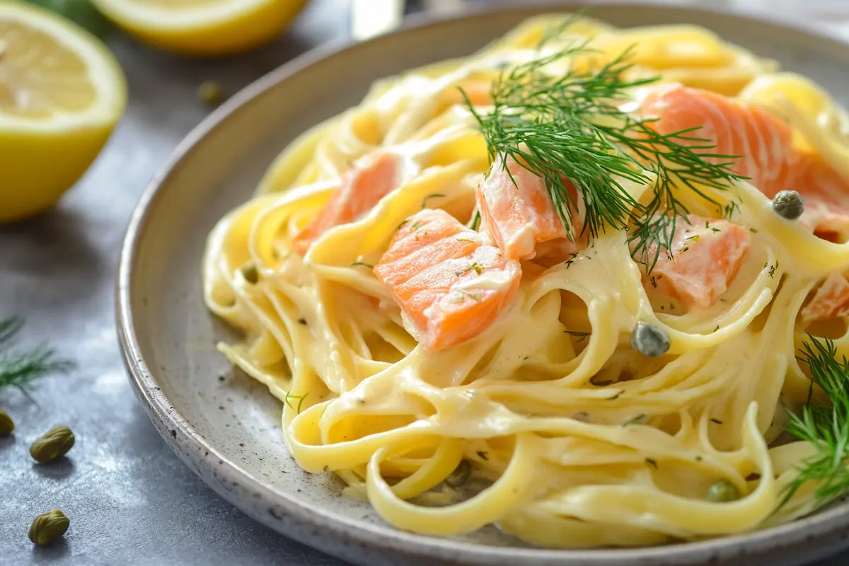 Creamy Smoked Salmon Pasta (Savulohipasta)