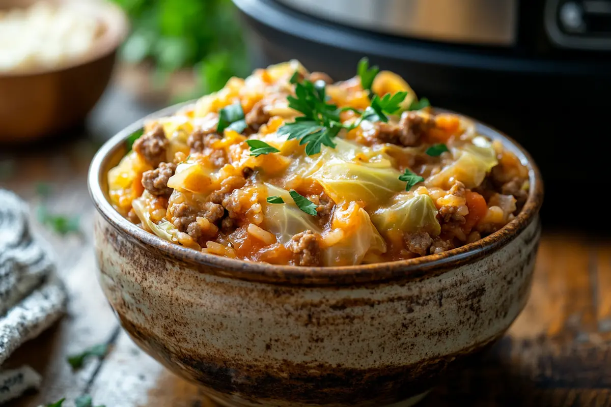 Crockpot Cabbage Roll Casserole (Easy Nordic Comfort Food)