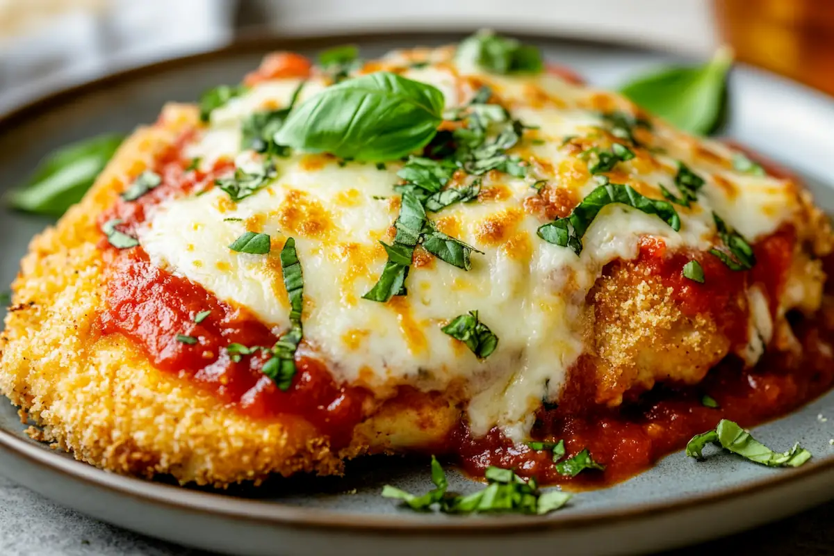Easy Baked Chicken Parmesan (Kana Parmesan)