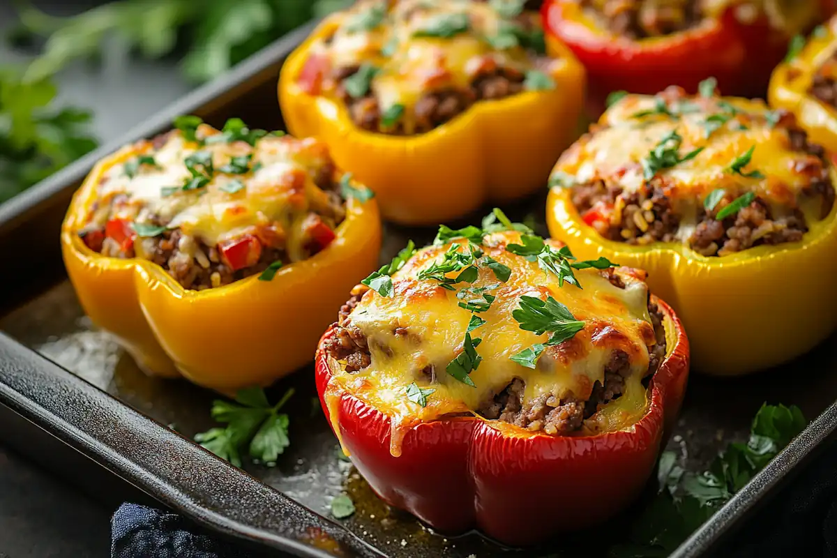 Easy Baked Stuffed Peppers (Nordic Style)
