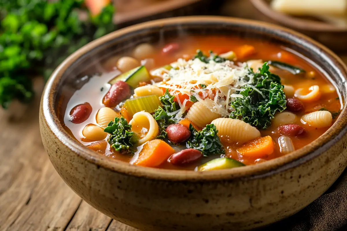 Hearty Minestrone Soup (12g Protein)
