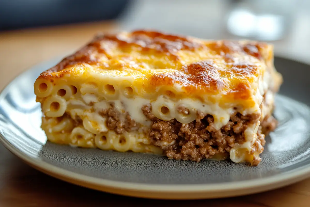 High-Protein Ground Turkey Macaroni Bake (44g Protein)