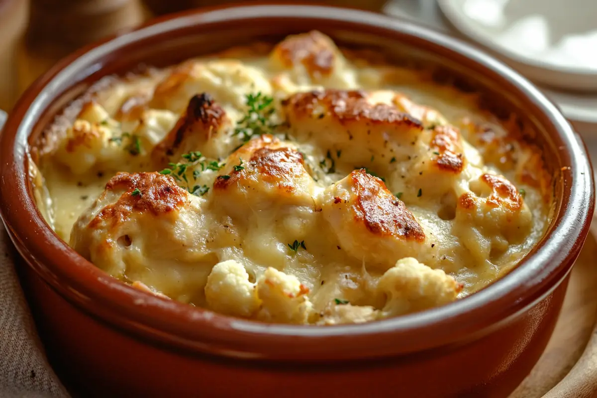 High-Protein Nordic Chicken & Cauliflower Casserole (41g Protein)