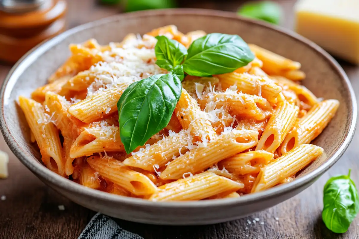 High-Protein Penne alla Vodka (24g Protein)