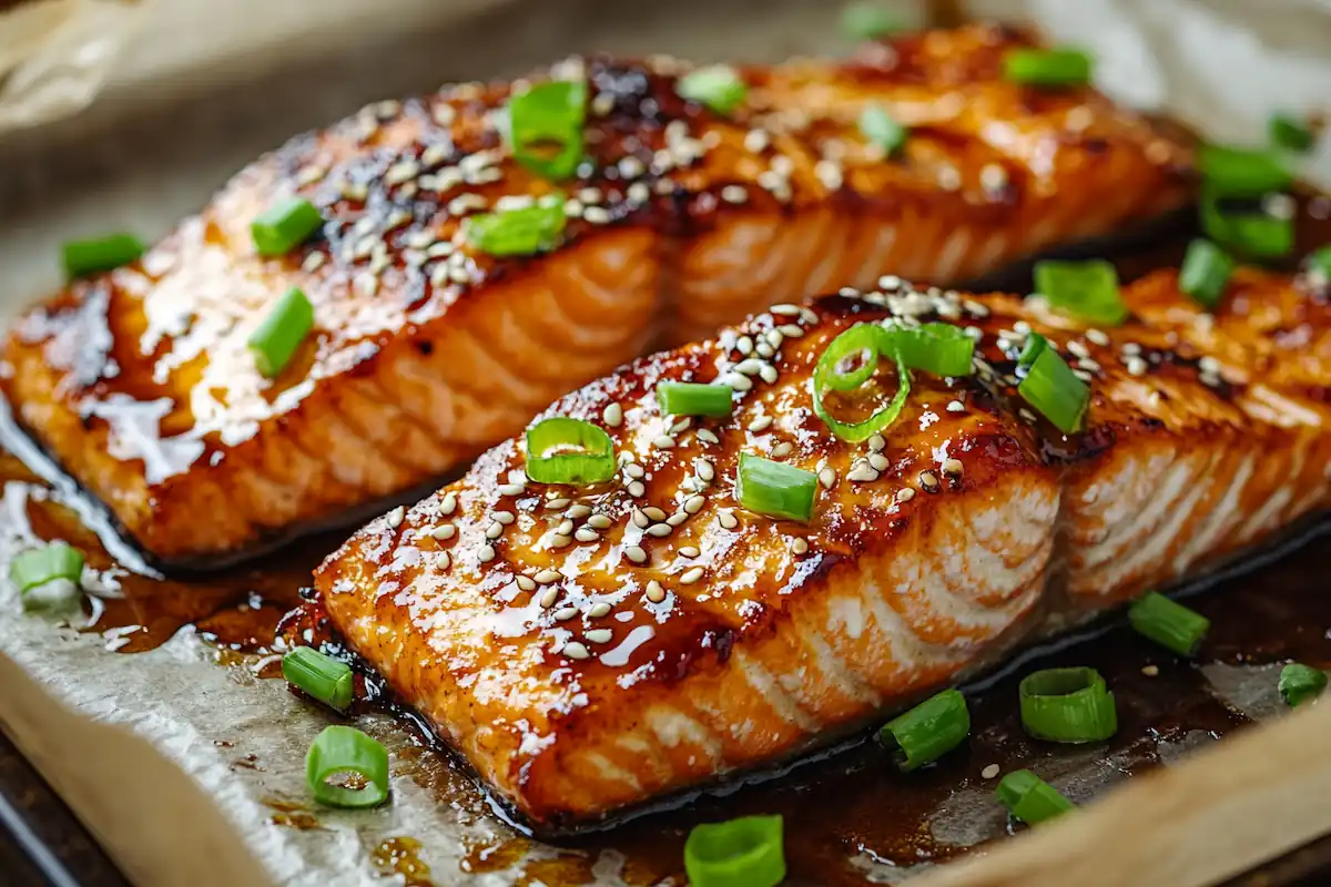 Honey Soy Baked Salmon