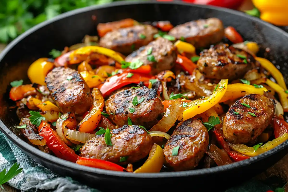 Italian Sausage and Peppers (28g Protein)