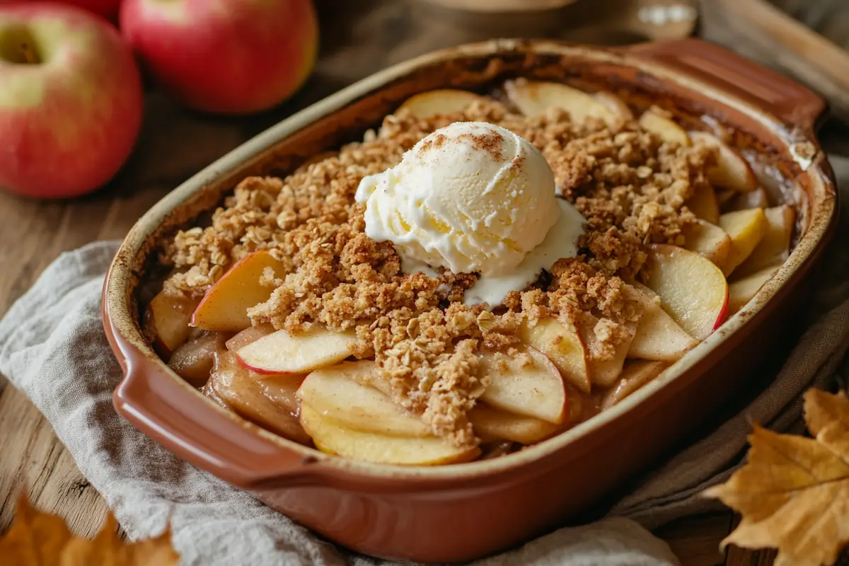 Nordic Apple Oat Crisp (Easy Finnish Dessert)