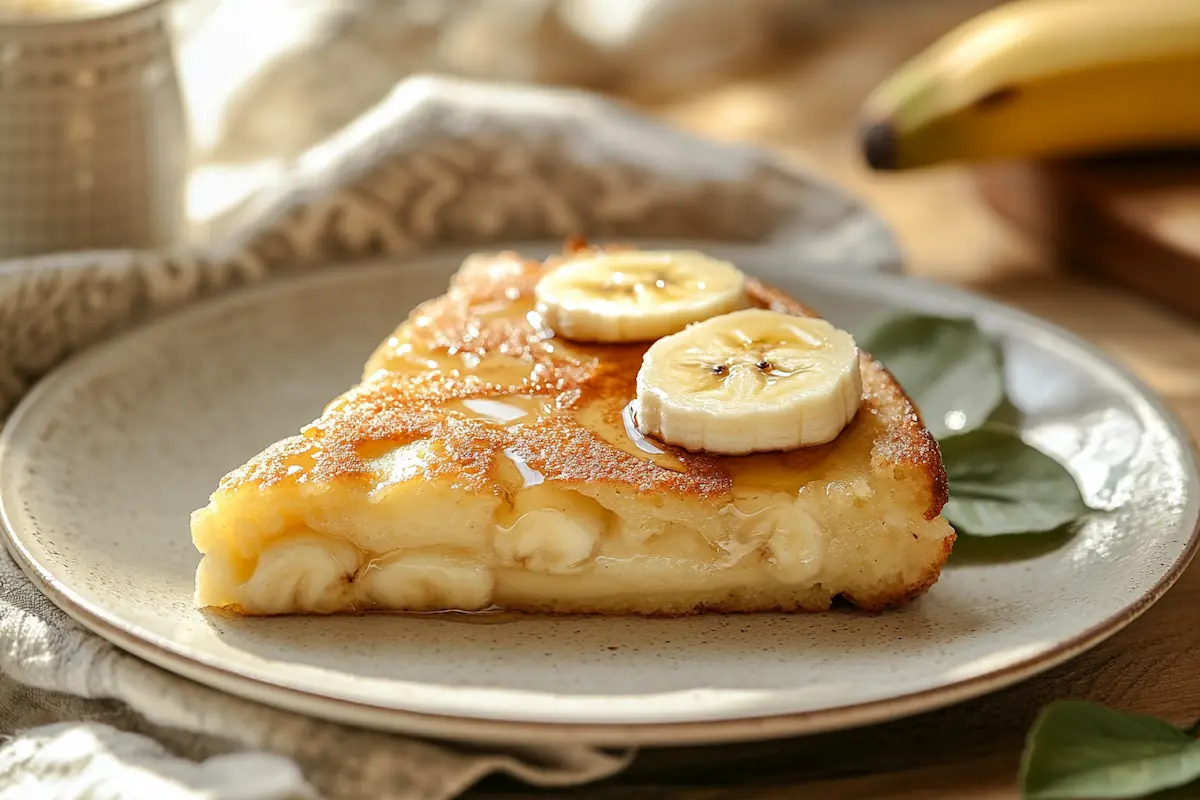 Nordic Baked Banana Pancake (Gluten-Free Oven Pancake)