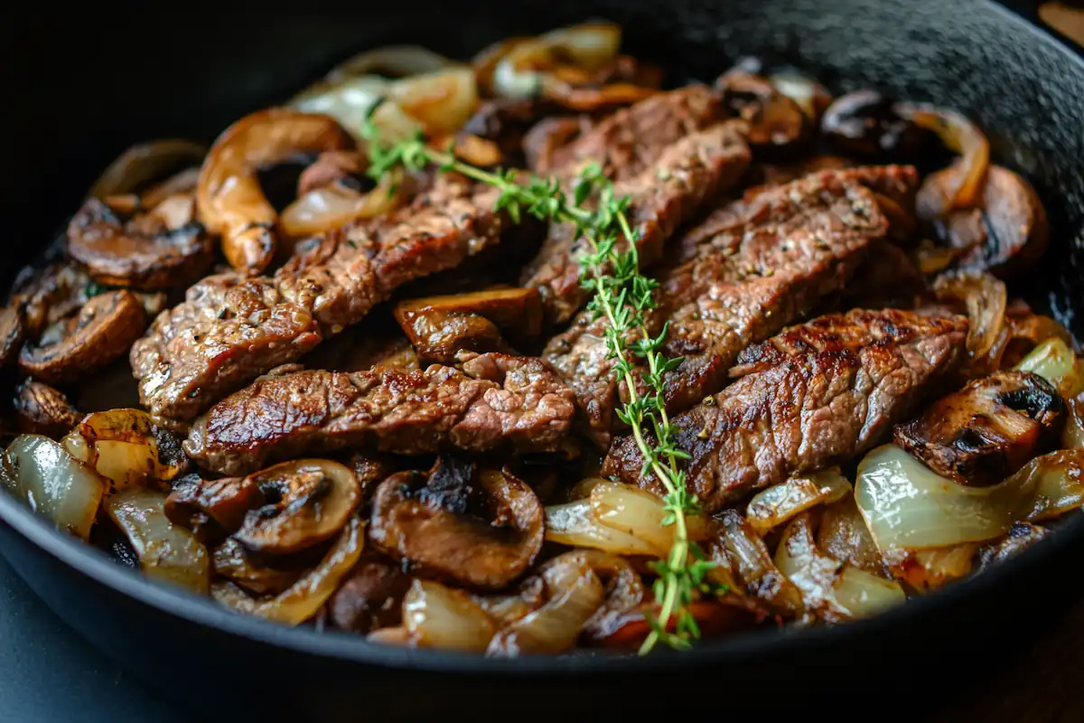 Nordic Lean Beef & Wild Mushroom Protein Skillet (38g Protein)