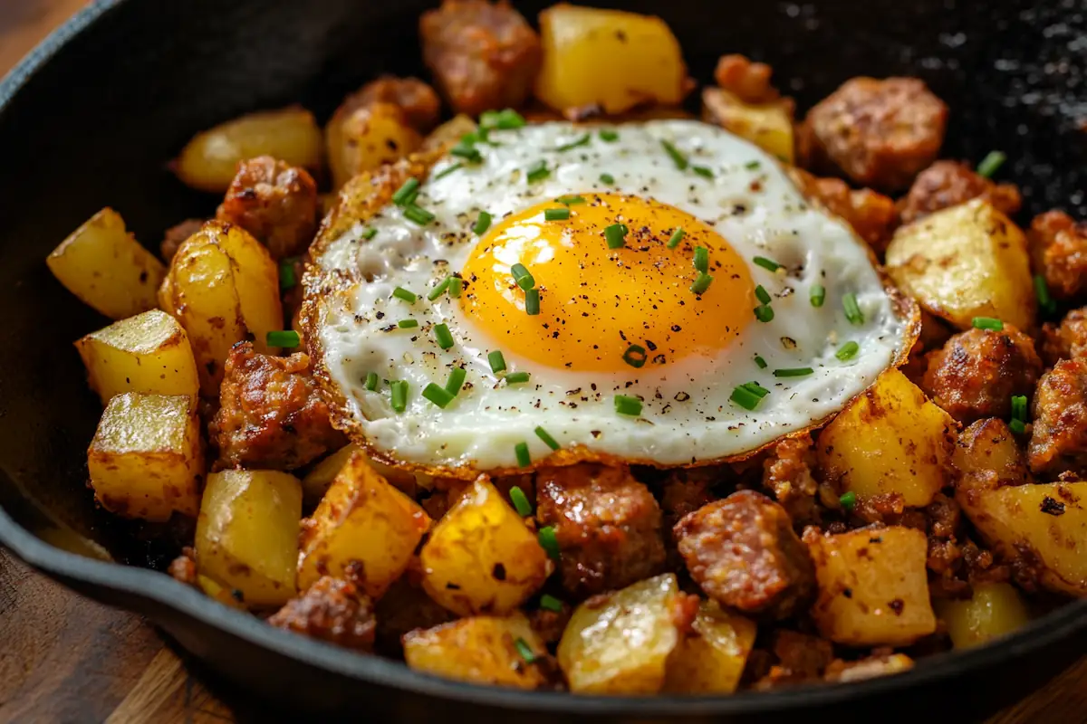 Nordic Potato and Meat Hash (Pyttipannu)