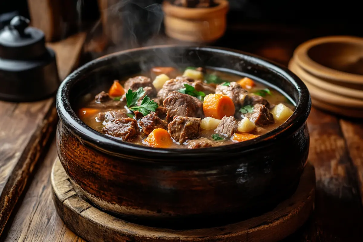 Nordic Slow Cooker Beef & Pork Stew (Carelian Hot Pot)