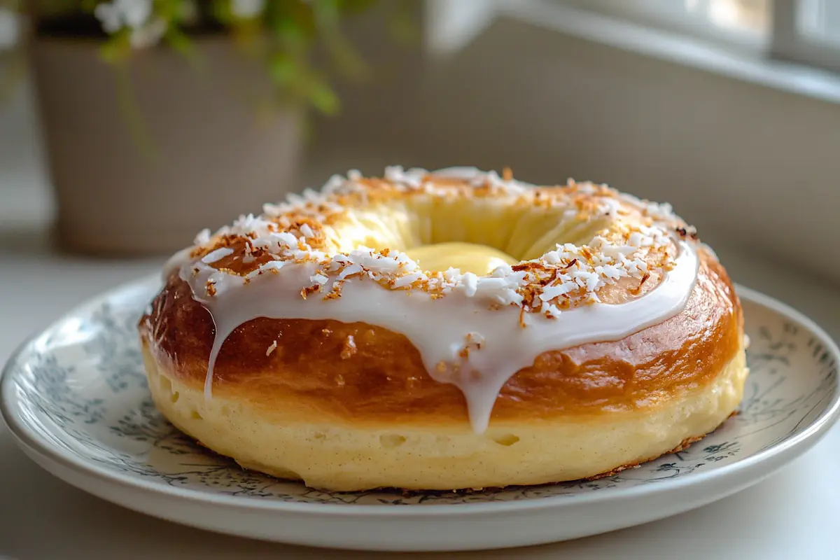 Norwegian Cardamom Custard Buns (Skolebrød) (20g Protein)