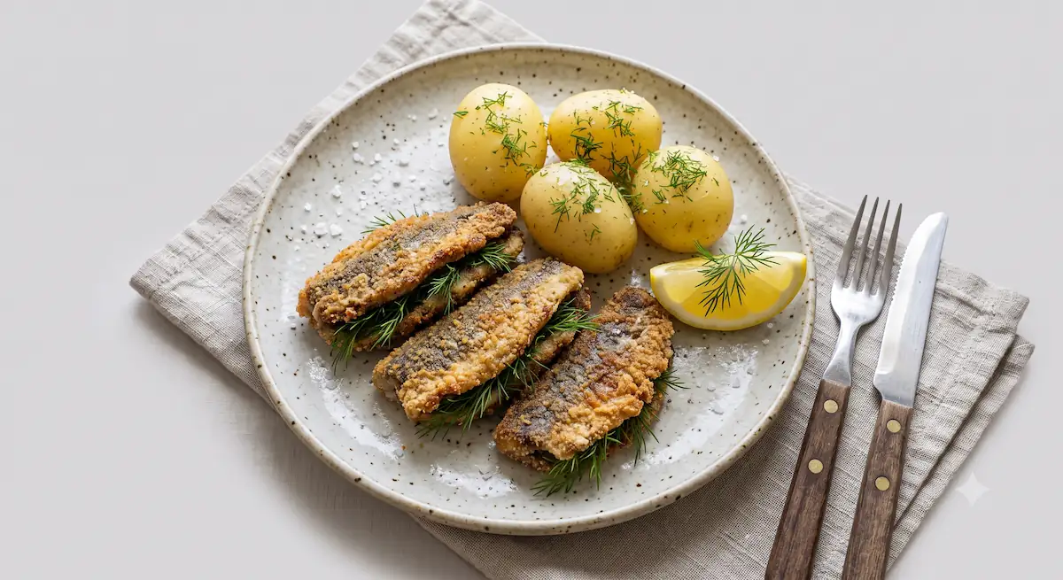 Rye-Crusted Pan-Fried Herring Fillets (Silakkapihvit)