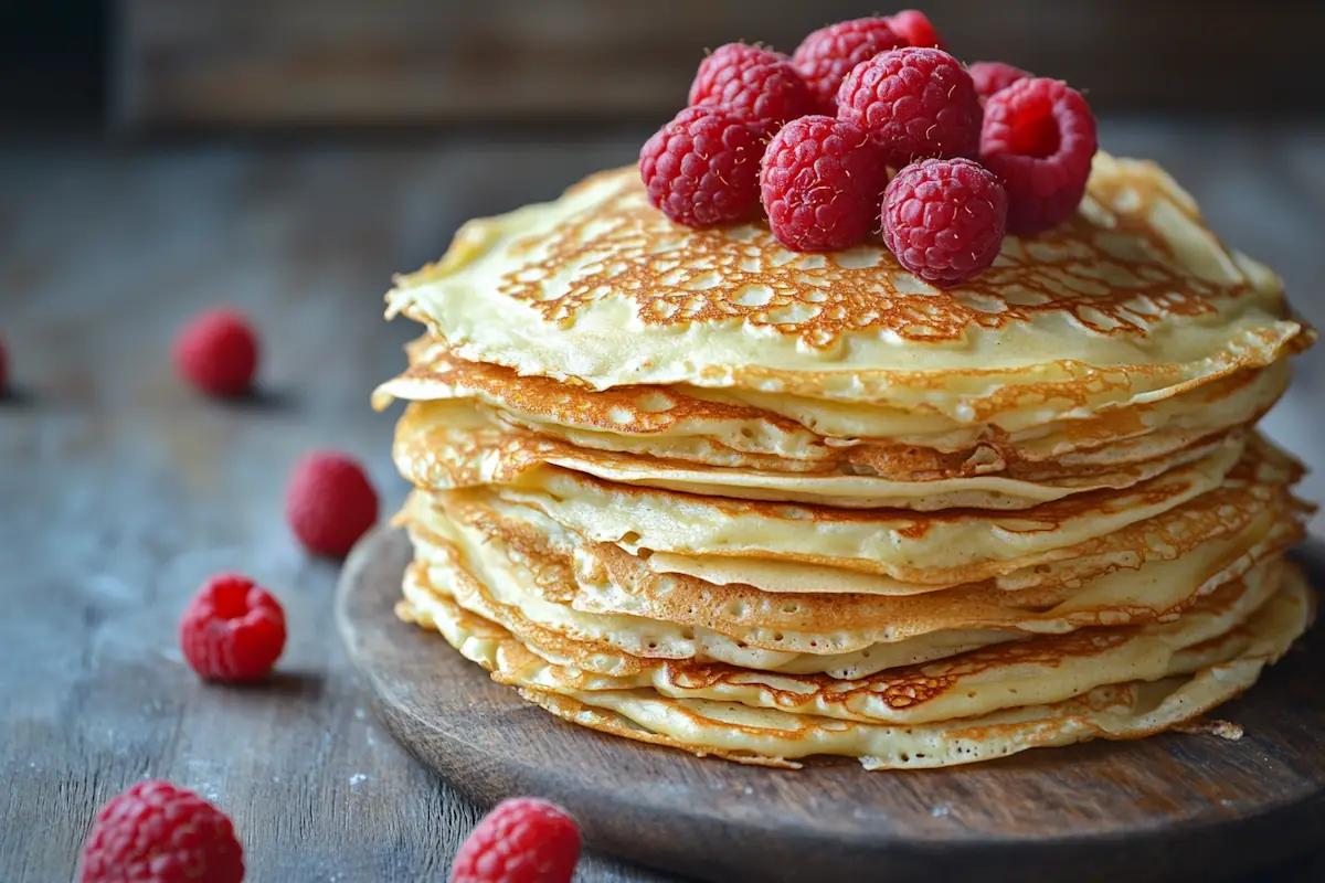 Sweet Cardamom & Quark Finnish Crepes (28g Protein)