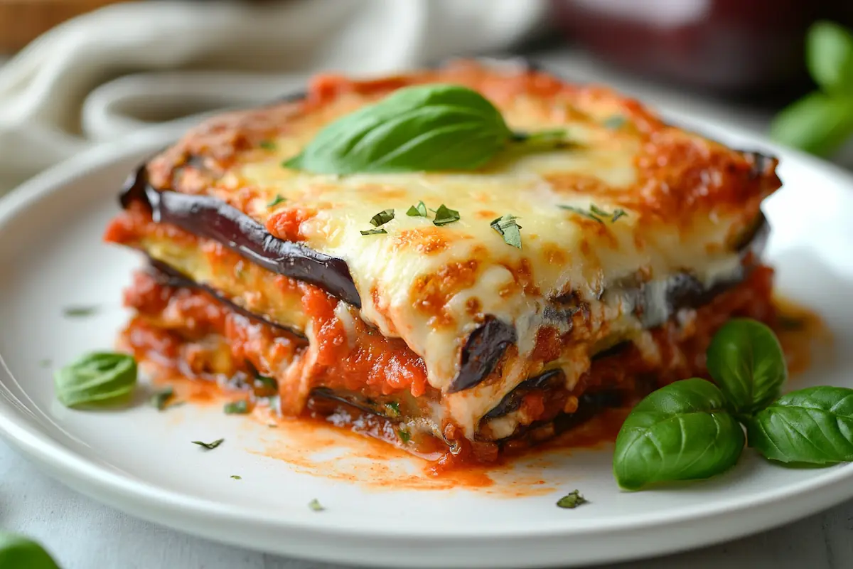 Traditional Eggplant Parmigiana (18g Protein)