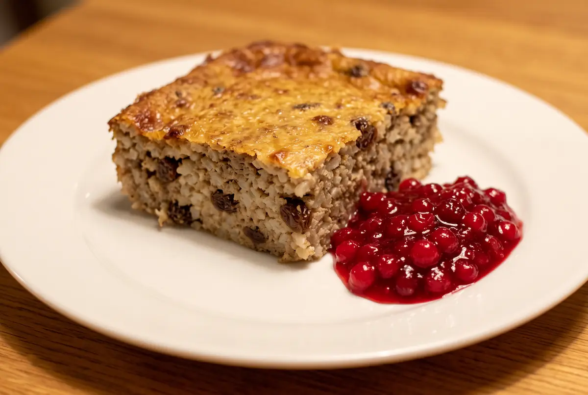 Traditional Finnish Liver Casserole (Maksalaatikko) (26g Protein)