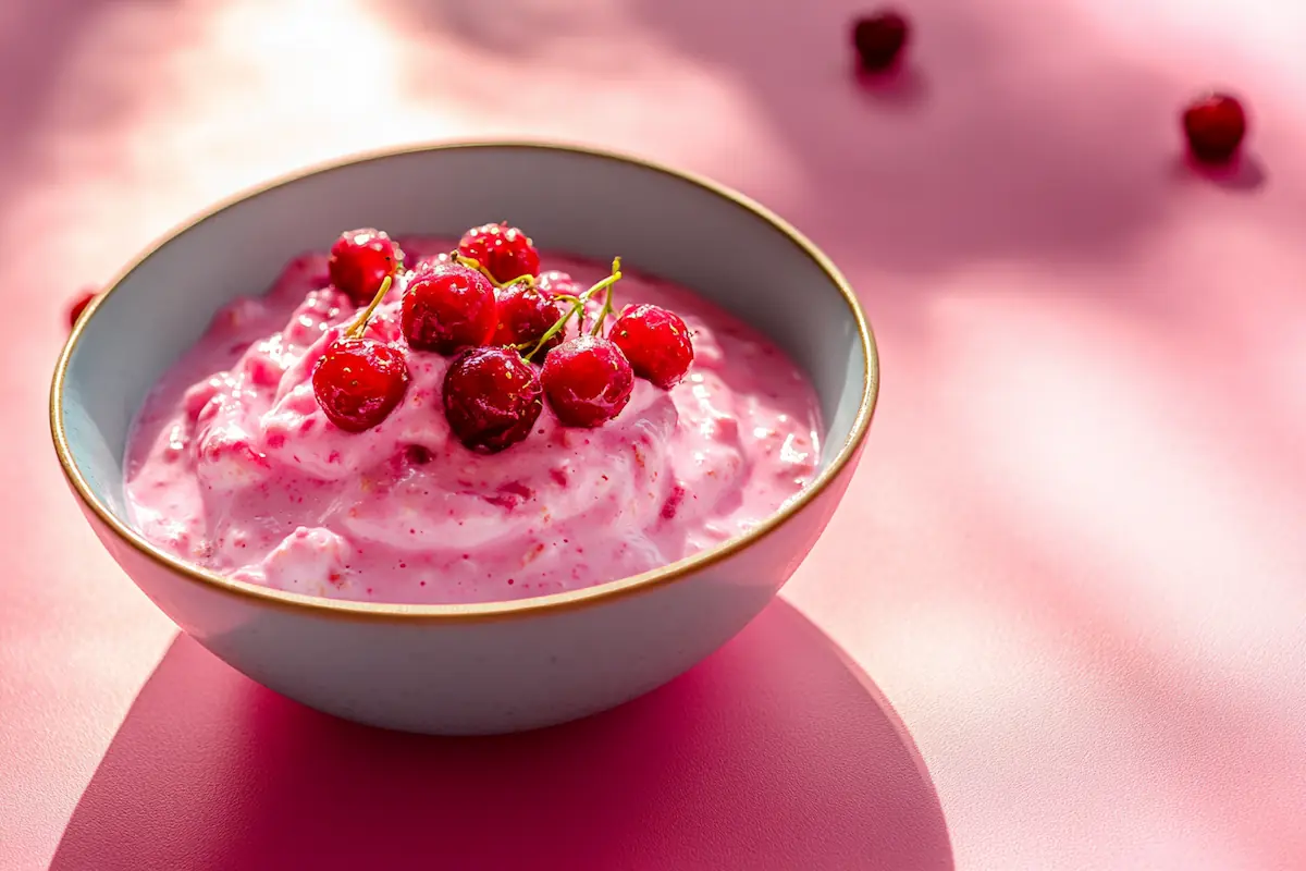 Whipped Lingonberry Porridge (Puolukkavispipuuro)
